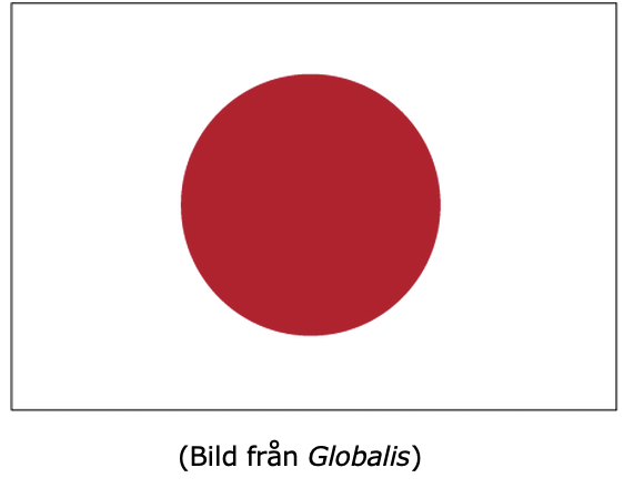 japan flagga