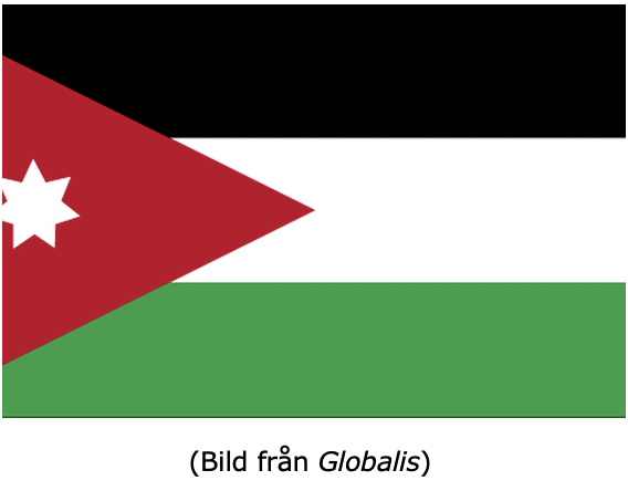 jordanien flagga